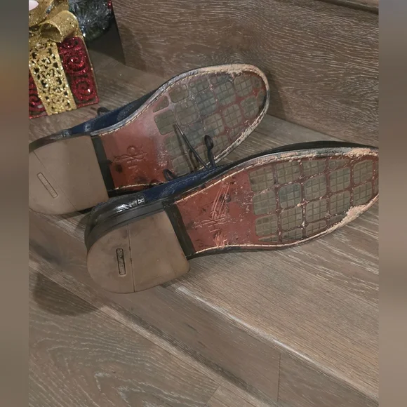 Cole Haan Black and Navy Oxfords - Picture 7 of 7